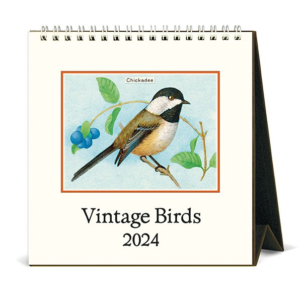 2024 데스크캘린더 Vintage Birds